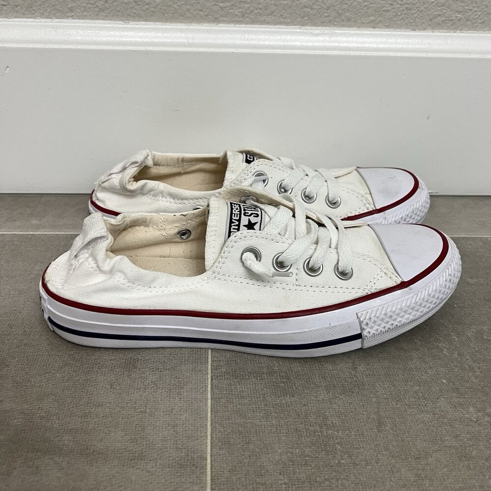 Converse Chuck Taylor All Star Womens 6 White Shoreline Casual Slip On shoes